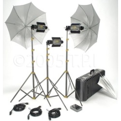 Lowel-Light Manufacturing T1-923LBZ Trans Kit 3-Light Omni Light Kit with LB-35