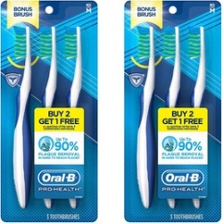 Oral-B Pro-Health Medium-Bristle Toothbrush (6- or 12-Pack)