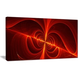 Red Laser - Large Abstract Wall Art