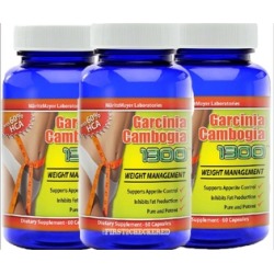 3X Garcinia Cambogia Extract 60% HCA Weight loss Diet Pills Fat Burner