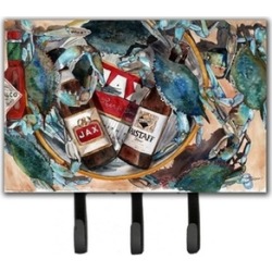 Carolines Treasures 8919TH68 New Orleans Beers And Crabs Leash & Key Holder