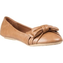 Riverberry Women's 'Hunter' Bow-detail Ballet Flats, Natural