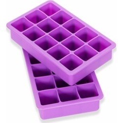 Perfect Size Silicone Ice Cube Tray, Set of 2, "FREEZERS"