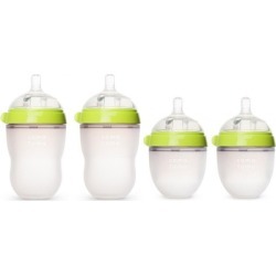 Comotomo 5 oz and 8 oz Baby Bottles - 4 Pack