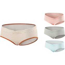 4 pieces low-rise stomach lift cotton underwear for pregnant women