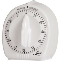 Lux CP2428-59 Minute Minder Mechanical Timer, White