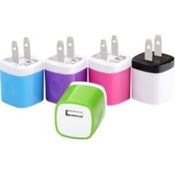 5x 1A USB Wall Charger Plug AC Home Power Adapter