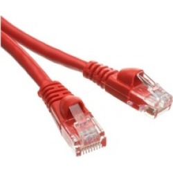 CableWholesale 10X6-07150 Cat5e Red Ethernet Patch Cable Snagless