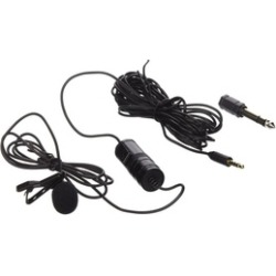 Lavalier Condenser Microphone for DSLRs, Camcorders & Video Cameras