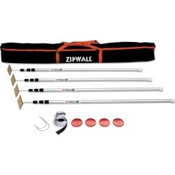 Zipwall 12 4-Pack Dust Barrier System