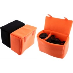 Protective Shockproof DSLR Cushioned Sectional Bag Insert
