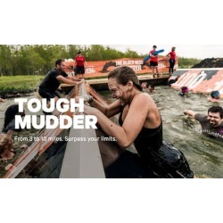 Registration for One to Any Tough Mudder Classic or Tough Mudder 5K Event in 2019 (Up to 28% Off)
