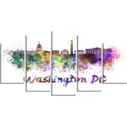 Washington DC Skyline - Cityscape Canvas Print