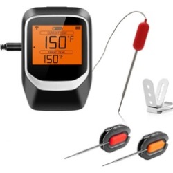 Bluetooth Meat Thermometer Wireless APP-Control Digital with 2 Probes - Stainless Steel & Plastic / Thermometer + 2 probes