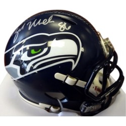 Autographed Zach Miller Seattle Seahawks Speed Mini Helmet