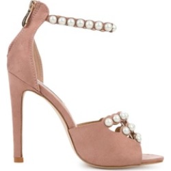 Blush Pink Pearl studded Heels