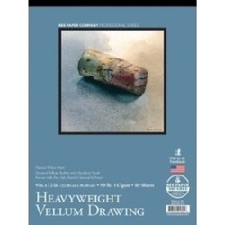 Bee Paper B822T40-912 9 x 12 in. Heavyweight Vellum Drawing Pad