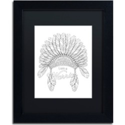 Hello Angel 'Inspirational Quotes 11' Matted Black Framed Art