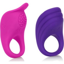 Cal Exotics Silicone Rechargeable Clit Couple Enhancers