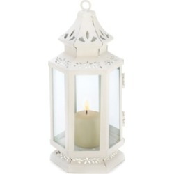 Small Victorian Tranquil Elegant Filled with Twinkling Light Lantern
