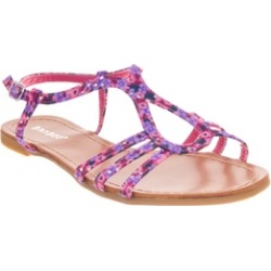 Riverberry Women's 'Maniac' Floral Print Strappy Sandal, Fuchsia