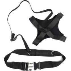 Black Football Soccer Trainer Practice Equipment For Train Yourself