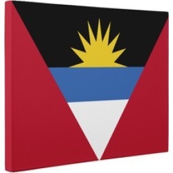 Antigua And Barbuda Flag CANVAS Wall Art Home Décor