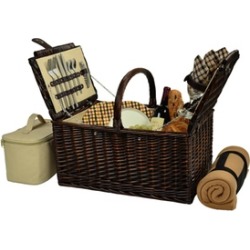 Buckingham Basket for 4 w/Blkt