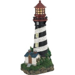 Solar-Powered Lighthouse Garden Yard Decor
