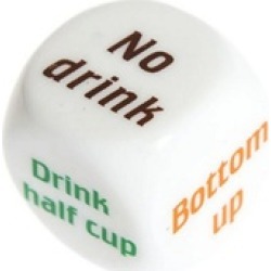 Drinking Wine Mora English Dice Gambling Game Toys Adult Game 1 pcs
