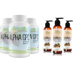 Lyfetrition Alpha GPC Premium Nootropic & /or Argan Oil Conditioner
