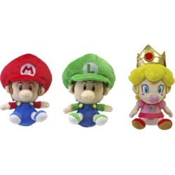 Little Buddy Super Mario Baby Plush Toys - 3 Characters Available Little Buddy Super Mario Baby Plush Toys - 3 Characters Available