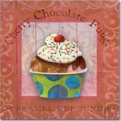 Fiona Stokes-Gilbert-ALI 'Parlor Ice Cream IV' Canvas Art