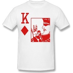 Mozfashion Men's King Of Diamonds Kappa Alpha Psi T-shirts White