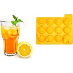 Reusable and Dishwasher Safe Emoji Ice Cube Tray