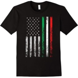 USA Flag With Italian Colors