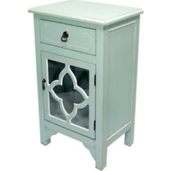 Heather Ann Creations W191155-1575 Frasera 1-Drawer & 1-Door Accent Cabinet with