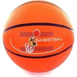 Bulk Buys OA579-5 9"H x 9"L Orange Basketball - Pack of 5