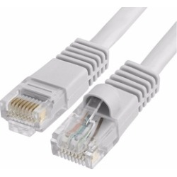 Cmple - RJ45 CAT5 CAT5E ETHERNET LAN NETWORK CABLE -75 FT Gray