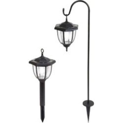 Living Accents L3C-R2-BK-2 Yards Beyond Dual Use Coach Solar Light