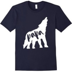 Mens Papa Wolf T-Shirt Funny Shirt for Dad Gift for Fathers
