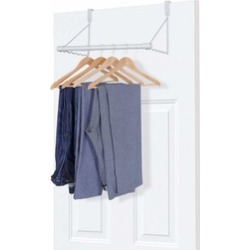 Over the Door Closet Rod Bracket, White