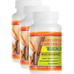 Effective Natural 3 Pack Garcinia Cambogia Extract 1000mg Weight Loss
