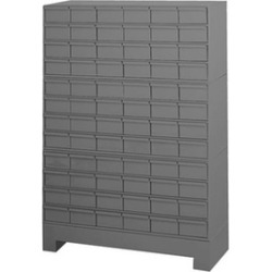 Durham 019-95 12.25 in. Steel 72 Drawer Cabinet for Small Part Storage Gray