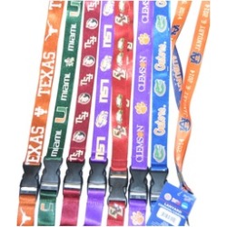 Official Licensed NCAA Official Logo Breakaway Lanyard with Key Ring
