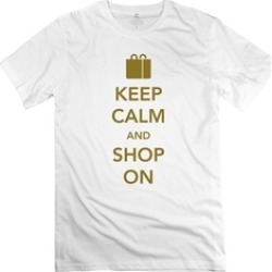 Ytaze Keep Calm And Shop Ons Adult Tee
