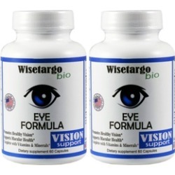 2 pc Wisetargo Bio Eye Formula Vitamins for eyesight Made In USA