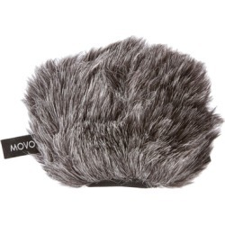 Movo Furry Microphone Windscreen for Zoom & Tascam Portable Recorders