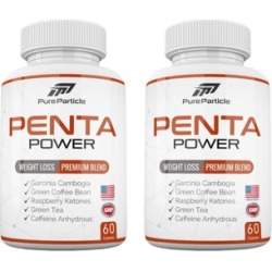 Penta Power Weight Loss, Fat Burner Premium Supplement SET 2 Bottles