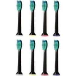 Pursonic PSRB8BK Replacement Toothbrush Heads Black - Pack of 8